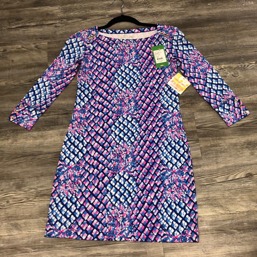 NWT Xxs Lilly Pulitzer Sophie dress royal purple